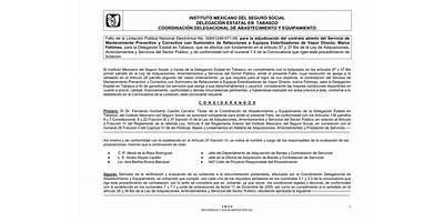 INSTITUTO MEXICANO DEL SEGURO SOCIAL