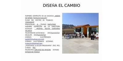 JARDIN DE NIÑOS COMUNITARIO NICOLAS GUILLEN