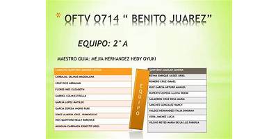 OFTV NO 0601 "BENITO JUAREZ"