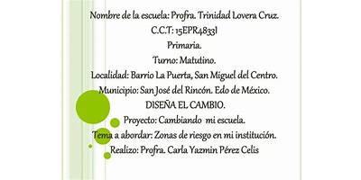 PROFRA. MA. TRINIDAD LOVERA CRUZ