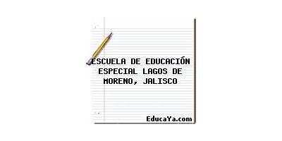 ESCUELA EDUCACION ESPECIAL