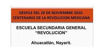 20 DE NOVIEMBRE