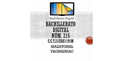 BACHILLERATO DIGITAL NUM. 215