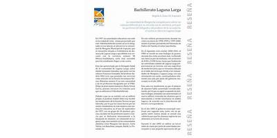 BACHILLERATO SABES LAGUNA LARGA