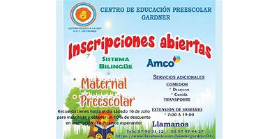 CENTRO DE EDUCACION PREESCOLAR, GARDNER