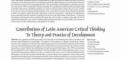 CENTRO LATINOAMERICANO DE PENSAMIENTO CRITICO