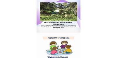 ESCUELA DE EDUCACION PREESCOLAR INDIGENA