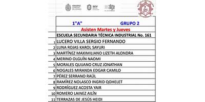 ESCUELA SECUNDARIA TECNICA INDUSTRIAL NUM. 161