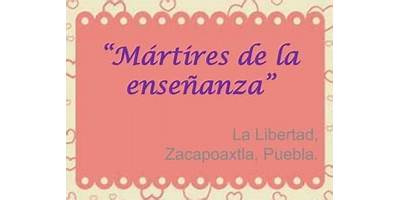 MARTIRES DE LA ENSEÑANZA