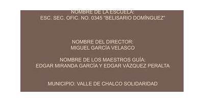 OFIC NO 0345 "BELISARIO DOMINGUEZ"