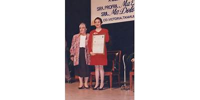 PROFA. MA. ELISA CAVAZOS LERMA DE FLORES