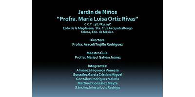 PROFRA. MARIA LUISA ORTIZ RIVAS