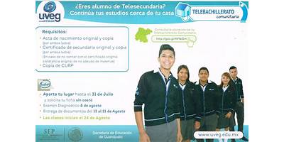 TELEBACHILLERATO COMUNITARIO JARAL DEL PROGRESO - SAN JOSÉ DEL CERRITO DE CAMARGO