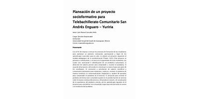 TELEBACHILLERATO COMUNITARIO YURIRIA - SAN ANDRÉS ENGUARO