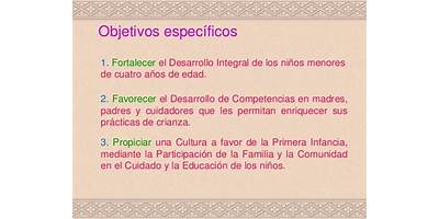 EDUCACIÓN INICIAL NO ESCOLARIZADA MODELO CONAFE