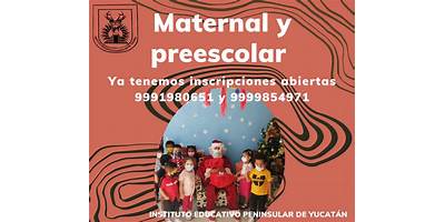 PREESCOLAR INSTITUTO EDUCATIVO PENINSULAR DE YUCATAN