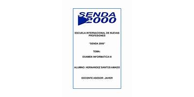 ESCUELA INTERNACIONAL DE NUEVAS PROFESIONES SENDA 2000