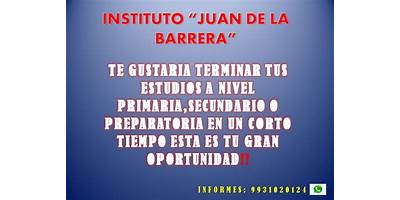 INSTITUTO DE INFORMATICA JUAN DE LA BARRERA