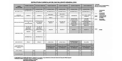 BACHILLERATO GENERAL ESCOLARIZADO CON TRAYECTORIA CURRICULAR ESTABLECIDA