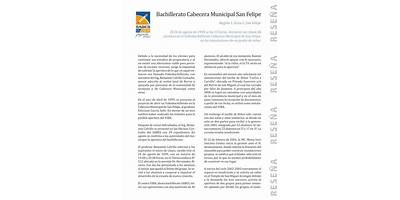 BACHILLERATO SABES CABECERA MUNICIPAL (SAN FELIPE)