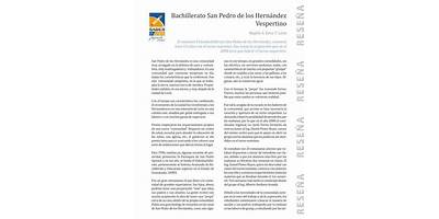 BACHILLERATO SABES SAN PEDRO DE LOS HERNANDEZ (VESPERTINO)