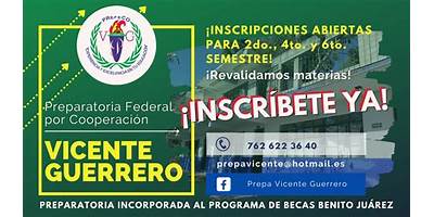 PREPARATORIA FEDERAL POR COOPERACIÓN VICENTE GUERRERO