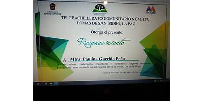 TELEBACHILLERATO COMUNITARIO NÚM. 127, LOMAS DE SAN ISIDRO, LA PAZ
