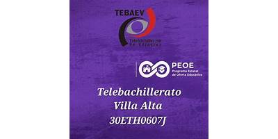 TELEBACHILLERATO VILLA ALTA