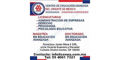 CENTRO DE EDUCACIÓN AVANZADA DEL ORIENTE DE MÉXICO