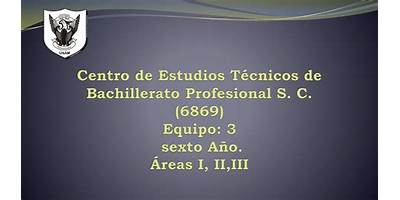 CENTRO DE ESTUDIOS TECNICOS DE BACHILLERATO PROFESIONAL S. C.