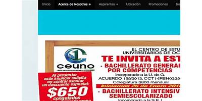 CENTRO DE ESTUDIOS UNIVERSITARIOS DE OCCIDENTE