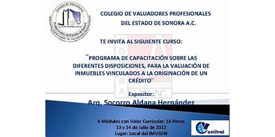 COLEGIO DE VALUADORES PROFESIONALES DEL ESTADO DE SONORA