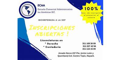 ESCUELA COMERCIAL ADMINISTRATIVA LAS AMERICAS S.C.