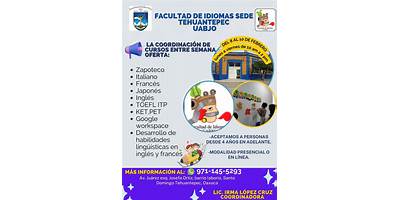 FACULTAD DE IDIOMAS SEDE TEHUANTEPEC
