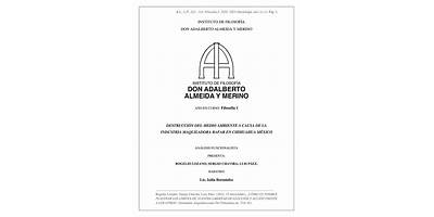 INSTITUTO DE FILOSOFÍA DON ADALBERTO ALMEIDA Y MERINO