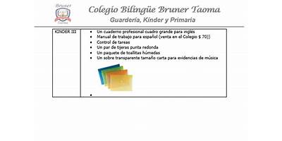 """COLEGIO BILINGÜE BRUNER-TAOMA"""
