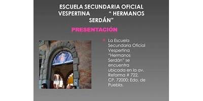 ESCUELA SECUNDARIA OFICIAL VESPERTINA LICENCIADO LUIS CABRERA
