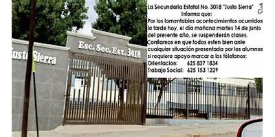 SECUNDARIA ESTATAL 3018 JUSTO SIERRA