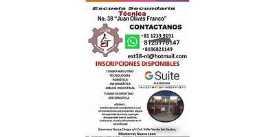 SECUNDARIA TECNICA NUM. 38 JUAN OLIVAS FRANCO
