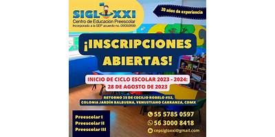CENTRO DE EDUCACION PREESCOLAR SIGLO XXI