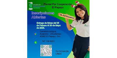 COLEGIO DE BACHILLERES POR COOPERACIÓN PLANTEL EL PAPAYO