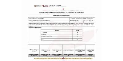 ESCUELA PREPARATORIA OFICIAL ANEXA A LA NORMAL DE SULTEPEC