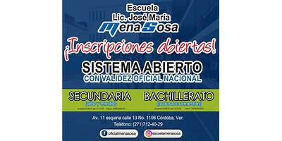 LIC. JOSE MARIA MENA SOSA