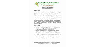 CENTRO INTEGRAL DE SEXUALIDAD Y EDUCACION SEXUAL