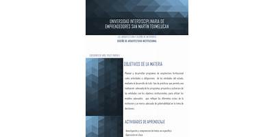 UNIVERSIDAD INTERDISCIPLINARIA DE EMPRENDEDORES SAN MARTIN TEXMELUCAN